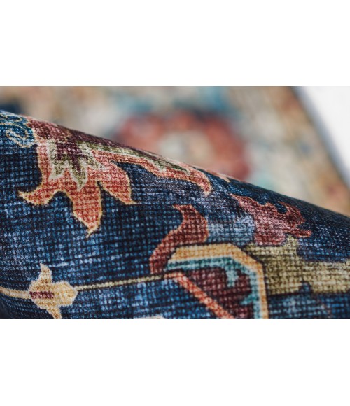 Momeni Karachi KAR-9 Navy 5' X 8' Area Rug