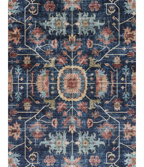 Momeni Karachi KAR-9 Navy 5' X 8' Area Rug