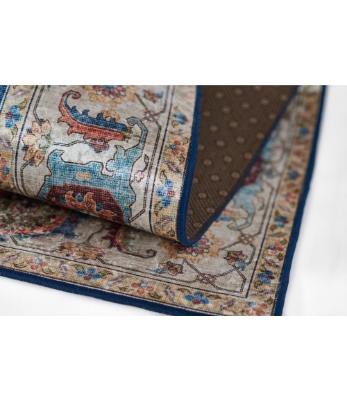 Momeni Karachi KAR-9 Navy 5' X 8' Area Rug