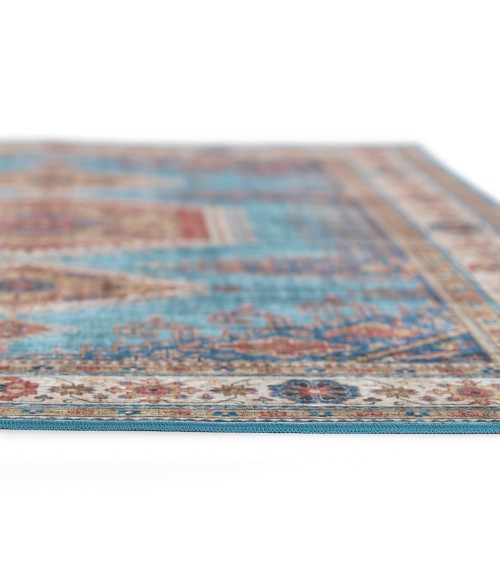 Momeni Karachi KAR10 Rug Momeni Karachi KAR10 Blue 6 ft. X 9 ft. Rectangle Rug