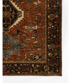 Momeni Karajeh KAJ-1 Red 8 ft. X 10 ft. Rectangle Rug