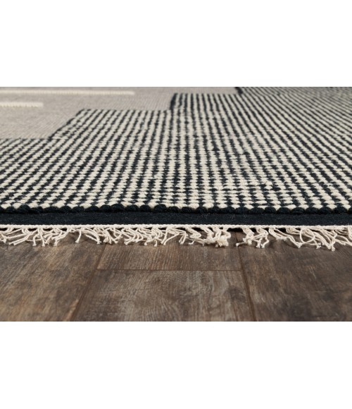 Momeni Karl Area Rug KRL-1 Jules Black 2'3 X 8' Runner