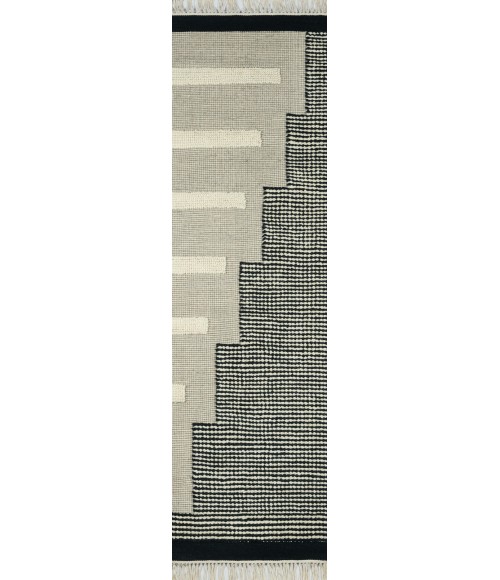 Momeni Karl Area Rug KRL-1 Jules Black 2'3 X 8' Runner