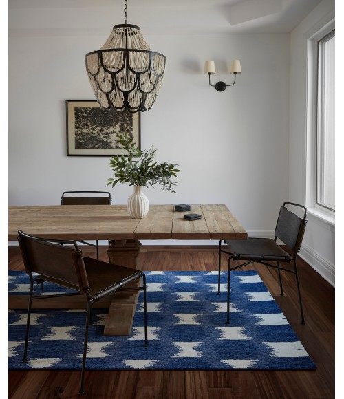 Leiden LEI-1 Navy 8' X 10' Momeni Leiden LEI-1 Navy 8' X 10' Area Rug