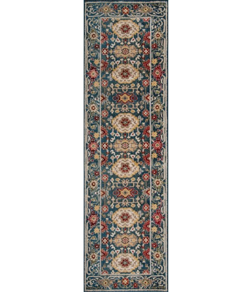 Momeni Lenox Area Rug LE-03 Blue 2' X 3'