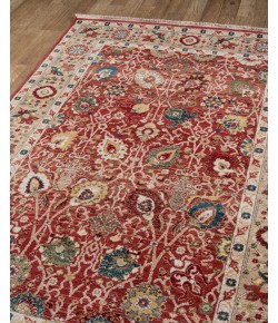 Momeni Lenox Le-04 Red Area Rug 5 ft. X 5 ft. Round