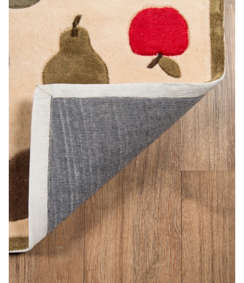 Lil Mo Whimsy Area Rug Momeni Lil Mo Whimsy Area Rug LMJ-2 Critters Ivory 2' X 3'