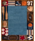Lil Mo Whimsy Area Rug Momeni Lil Mo Whimsy Area Rug LMJ-4 All Star Denim 2' X 3'