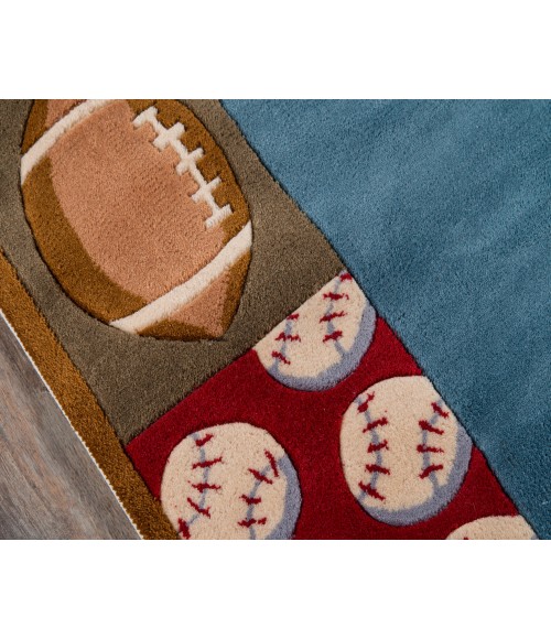 Lil Mo Whimsy Area Rug Momeni Lil Mo Whimsy Area Rug LMJ-4 All Star Denim 2' X 3'