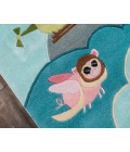 Lil Mo Whimsy Area Rug Momeni Lil Mo Whimsy Area Rug LMJ10 Aviator Sky 3' X 5'