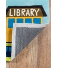 Lil Mo Whimsy Area Rug Momeni Lil Mo Whimsy Area Rug LMJ12 Town Scene Town 2' X 3'