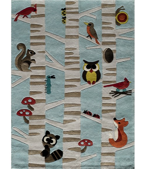 Momeni Lil Mo Whimsy Light Blue Rug LMJ29 2 ft. X 3 ft. Rect. Momeni Lil Mo Whimsy Light Blue LMJ29 2 ft. X 3 ft. Rect. Rug
