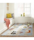 Momeni Lil Mo Whimsy Light Blue Rug LMJ29 2 ft. X 3 ft. Rect. Momeni Lil Mo Whimsy Light Blue LMJ29 2 ft. X 3 ft. Rect. Rug