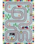 Momeni Lil Mo Whimsy Light Blue Rug LMJ34 5 ft. X 5 ft. Round Momeni Lil Mo Whimsy Light Blue LMJ34 5 ft. X 5 ft. Round Rug