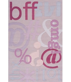 Momeni Lil Mo Hipster Lmt-4 Lilac Area Rug 8 ft. X 10 ft. Rectangle