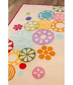 Momeni Lil Mo Hipster Lmt-8 Ivory Area Rug 5 ft. X 5 ft. Round