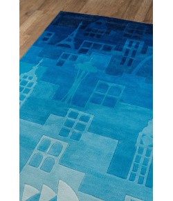 Momeni Lil Mo Hipster Lmt11 Blue Area Rug 2 ft. X 3 ft. Rectangle