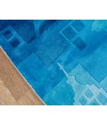 Momeni Lil Mo Hipster Area Rug LMT11 Urban Landscape Blue 8' X 10'