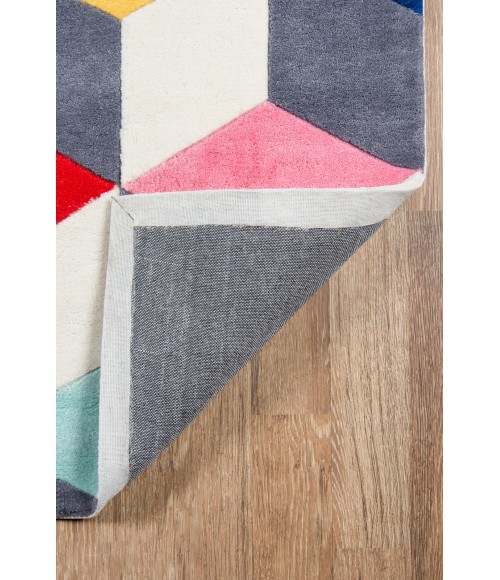 Momeni Lil Mo Hipster Multi Rug LMT15 5 ft. X 5 ft. Round Momeni Lil Mo Hipster Multi LMT15 5 ft. X 5 ft. Round Rug