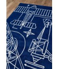 Momeni Lil Mo Hipster Area Rug LMT16 Blueprint Navy 2' X 3'