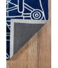 Momeni Lil Mo Hipster Area Rug LMT16 Blueprint Navy 2' X 3'