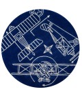 Lil Mo Hipster Area Rug Momeni Lil Mo Hipster Area Rug LMT16 Blueprint Navy 4' X 6'