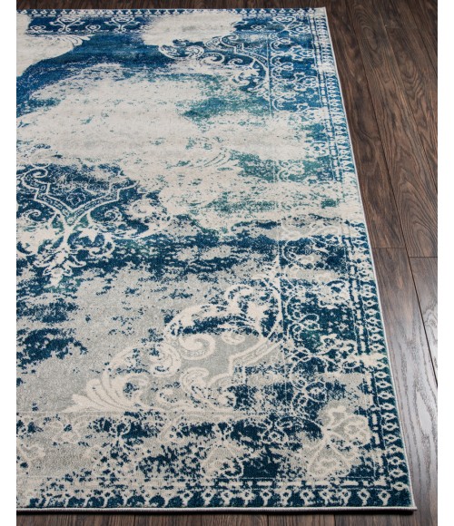 Momeni Loft LO-09 Blue 3 ft. 11 in. X 5 ft. 7 in. Rectangle Rug
