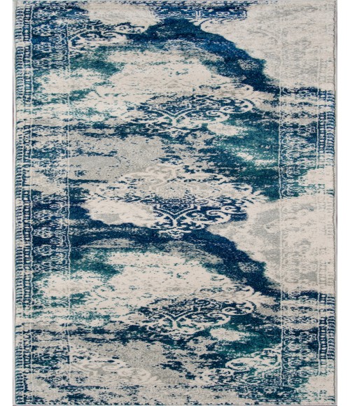 Momeni Loft LO-09 Blue 3 ft. 11 in. X 5 ft. 7 in. Rectangle Rug