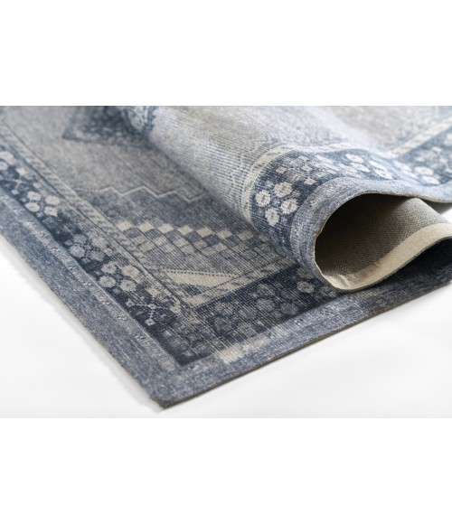 Momeni Luna Blue LNA-1 2 ft. X 4' Rectangle Rug