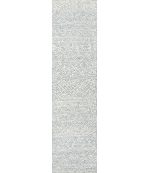 Momeni Mallorca Area Rug MRC-1 Light Blue 9' X 12'