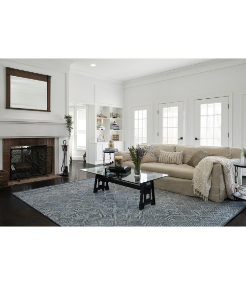 Momeni Mallorca Area Rug MRC-7 Denim 2' X 3'