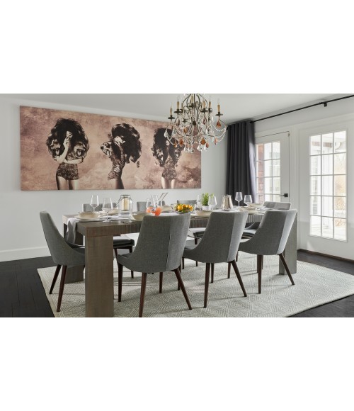 Momeni Mallorca Area Rug MRC-7 Grey 3'6 X 5'6