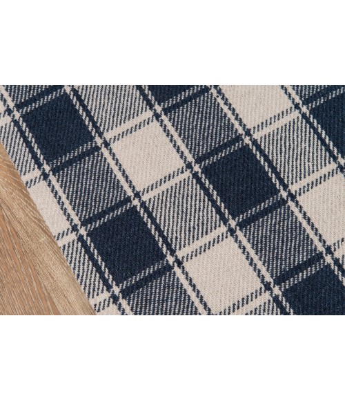 Momeni Marlborough Area Rug MLB-1 Charles Navy 2'3 X 8' Runner