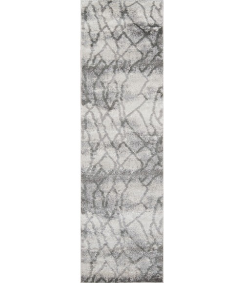 Matrix Area Rug Momeni Matrix Area Rug MTX-2 Grey 2'3 X 7'6 Runner