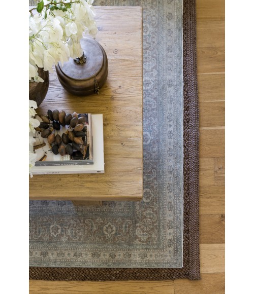 Pure Salt Menorca Blue Rug MEN-3 8 ft. X 10' Rectangle - Rugs Town Pure Salt Menorca Blue MEN-3 8 ft. X 10' Rectangle Rug