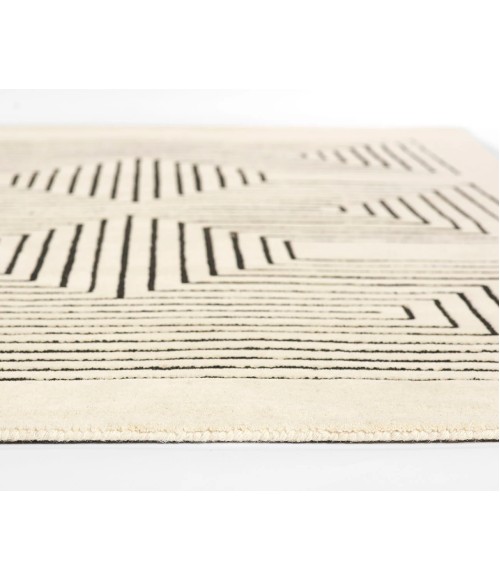Momeni Simba SIM-3 White 5 ft. X 8 ft. Rectangle Rug