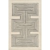 Momeni Simba SIM-3 White 8 ft. X 10 ft. Rectangle Rug