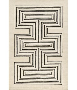 Momeni Simba SIM-3 White 5 ft. X 8 ft. Rectangle Rug