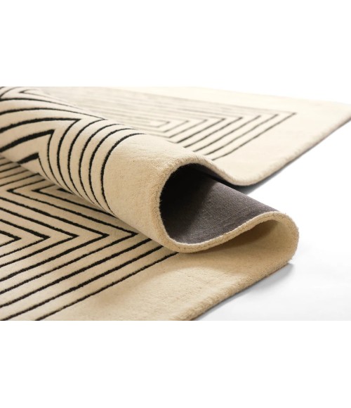 Momeni Simba SIM-3 White 5 ft. X 8 ft. Rectangle Rug