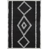 Momeni Monaco Moa-7 Black Area Rug 3 ft. 3 in. X 5 ft. Rectangle