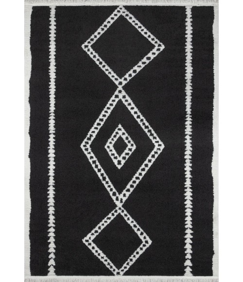 Momeni Monaco Area Rug MOA-7 Black 3'3 X 5'