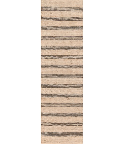 Montauk Area Rug Momeni Montauk Area Rug MTK-2 Lighthouse Charcoal 2'3 X 10' Runner