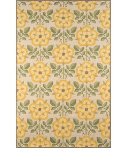 Momeni Newport Np-07 Yellow Area Rug 5 ft. X 8 ft. Rectangle