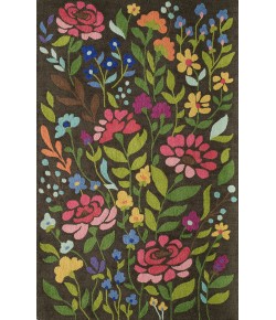 Momeni Newport Np-15 Brown Area Rug 5 ft. X 8 ft. Rectangle
