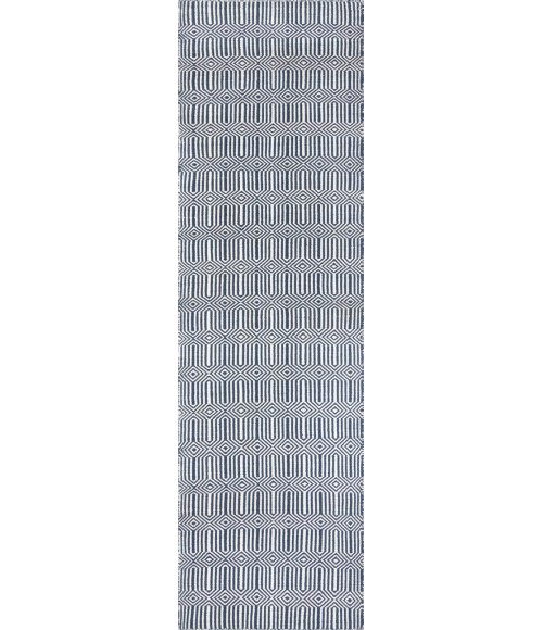 Momeni Newton Area Rug NWT-1 Holden Navy 2'3 X 8' Runner