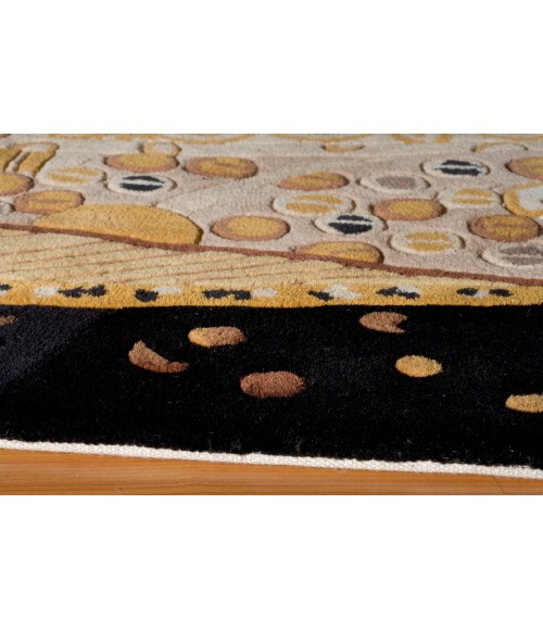 New Wave Area Rug Momeni New Wave Area Rug NW-01 Black 8' X 11'