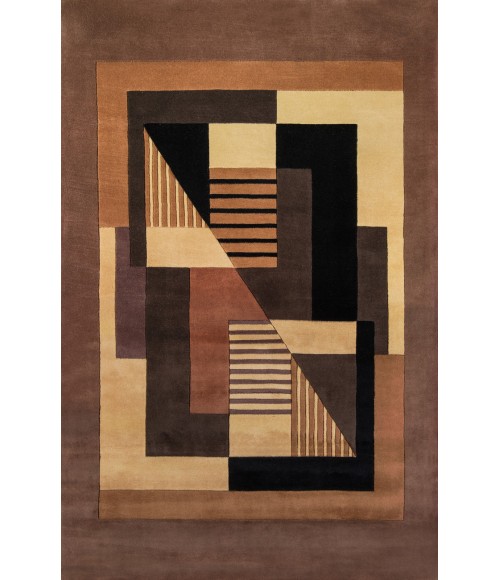 Momeni New Wave Gold NW-06 7 ft. 6 in. X 9 ft. 6 in. Rect. Rug
