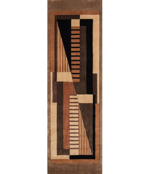 Momeni New Wave Gold NW-06 7 ft. 6 in. X 9 ft. 6 in. Rect. Rug