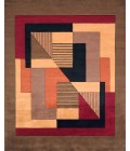 New Wave Area Rug Momeni New Wave Area Rug NW-06 Pomegranate 7'9 X 7'9 Round
