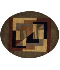 New Wave Area Rug Momeni New Wave Area Rug NW-06 Pomegranate 7'9 X 7'9 Round